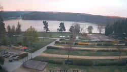 Přehrada, hráz, pláž