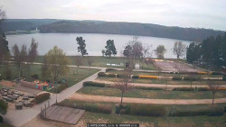 Přehrada, hráz, pláž