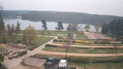 Přehrada, hráz, pláž