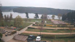 Přehrada, hráz, pláž