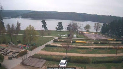 Přehrada, hráz, pláž