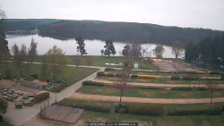 Přehrada, hráz, pláž