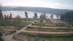 Přehrada, hráz, pláž