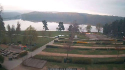 Přehrada, hráz, pláž