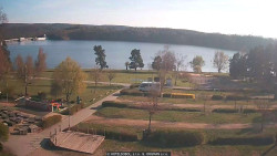 Přehrada, hráz, pláž