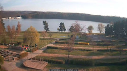 Přehrada, hráz, pláž