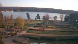 Přehrada, hráz, pláž