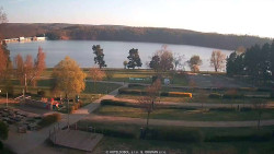 Přehrada, hráz, pláž