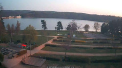 Přehrada, hráz, pláž