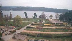 Přehrada, hráz, pláž