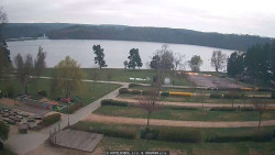 Přehrada, hráz, pláž