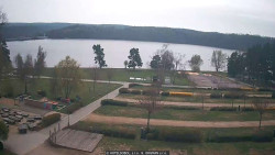 Přehrada, hráz, pláž