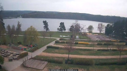 Přehrada, hráz, pláž