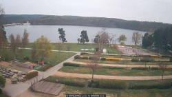 Přehrada, hráz, pláž