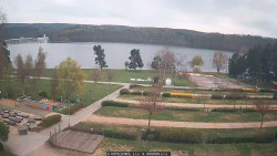 Přehrada, hráz, pláž