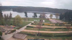 Přehrada, hráz, pláž