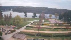 Přehrada, hráz, pláž