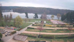 Přehrada, hráz, pláž