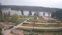 Přehrada, hráz, pláž