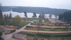 Přehrada, hráz, pláž