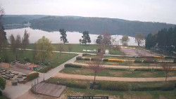 Přehrada, hráz, pláž