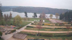 Přehrada, hráz, pláž