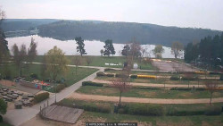 Přehrada, hráz, pláž