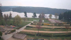 Přehrada, hráz, pláž