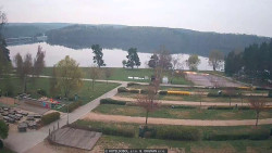 Přehrada, hráz, pláž