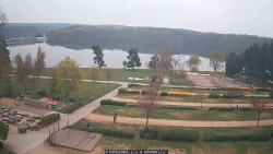 Přehrada, hráz, pláž