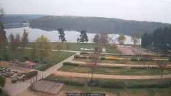 Přehrada, hráz, pláž