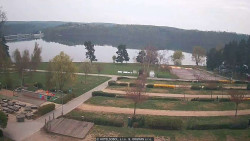 Přehrada, hráz, pláž