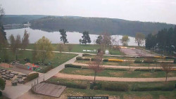 Přehrada, hráz, pláž