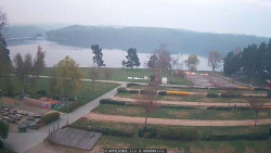 Přehrada, hráz, pláž