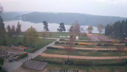 Přehrada, hráz, pláž