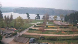 Přehrada, hráz, pláž