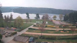 Přehrada, hráz, pláž