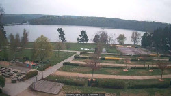 Přehrada, hráz, pláž