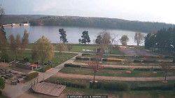 Přehrada, hráz, pláž