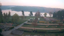 Přehrada, hráz, pláž