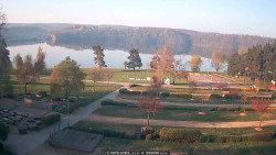 Přehrada, hráz, pláž