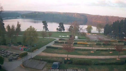 Přehrada, hráz, pláž