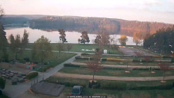 Přehrada, hráz, pláž