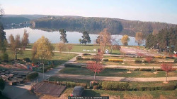 Přehrada, hráz, pláž