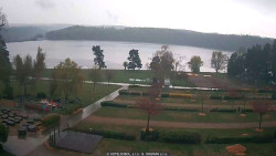 Přehrada, hráz, pláž