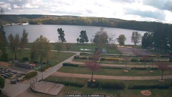 Přehrada, hráz, pláž