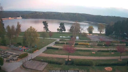 Přehrada, hráz, pláž