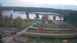 Přehrada, hráz, pláž