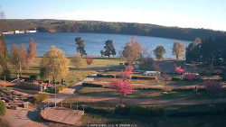 Přehrada, hráz, pláž