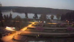 Přehrada, hráz, pláž